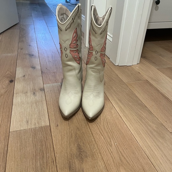 Steve Madden LEIGHTON Bone Leather Western Boot | Women's Boots - 8.5 - Picture 8 of 9